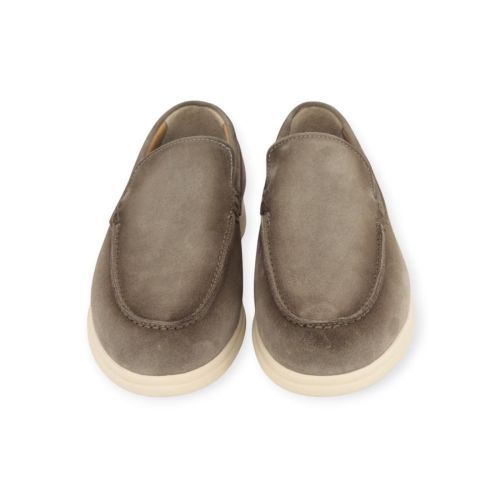 Giorgio mocassin in kaki suède voor heren.