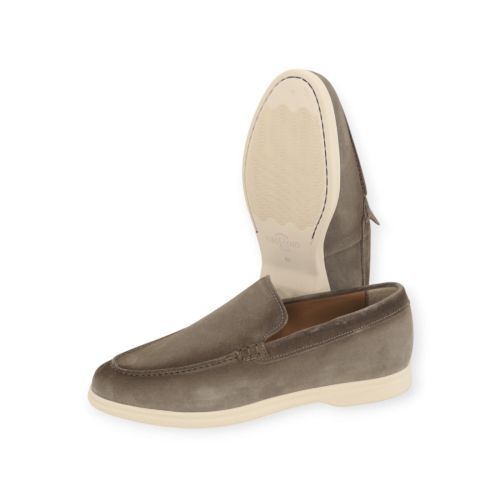 Giorgio mocassin in kaki suède voor heren.