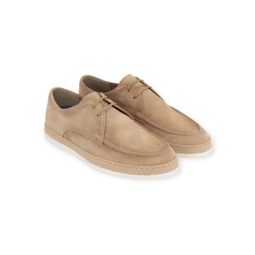 Giorgio veterschoen in beige suède voor heren. 