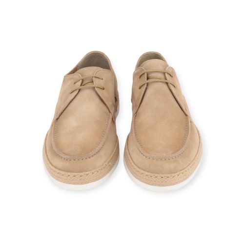Giorgio veterschoen in beige suède voor heren. 