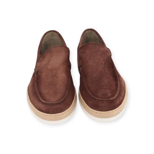Giorgio mocassin in bruin suède voor heren.