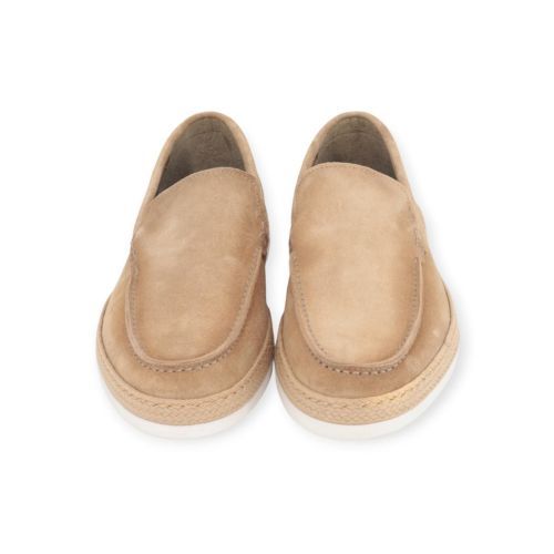 Giorgio mocassin in beige suède voor heren.