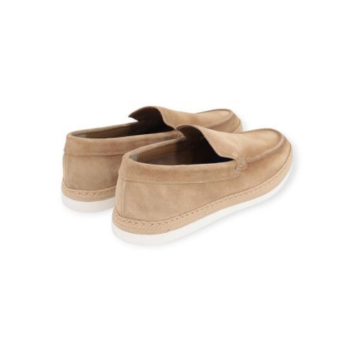 Giorgio mocassin in beige suède voor heren.