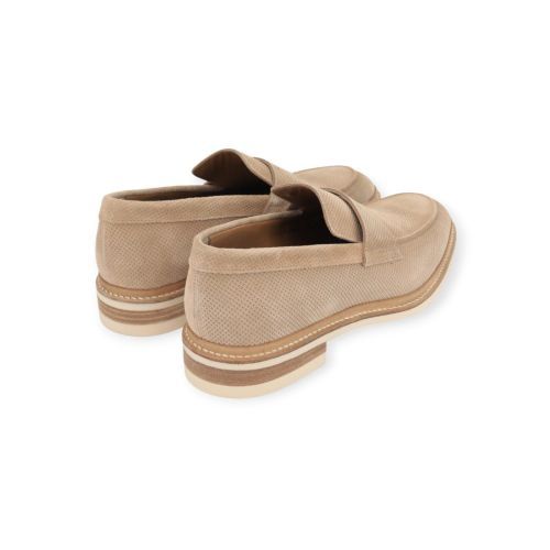 Giorgio heren mocassin in zand suede.