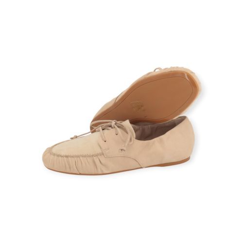 Guglielmo Rotta Sailor veter / mocassin dames schoen in het beige nubuck leer.