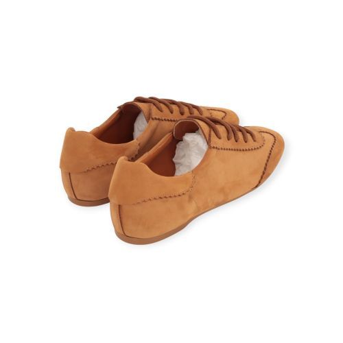 Guglielmo Rotta Sunday veterschoen voor dames in cognac suède. 