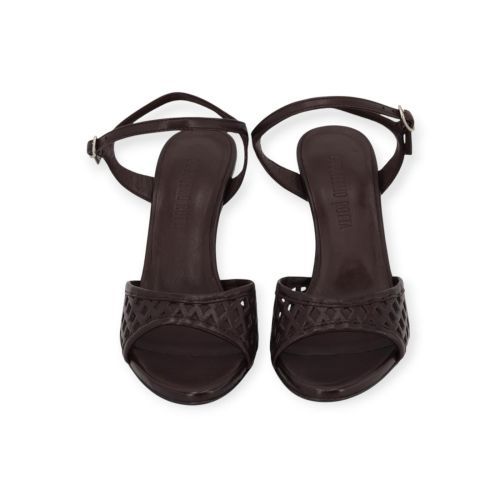 Guglielmo Rotta Yele sandaal in bruin leer voor dames.