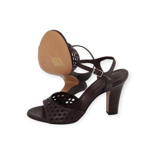 Guglielmo Rotta Yele sandaal in bruin leer voor dames.