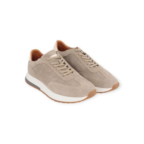 Hackett Rapid Chad sneaker in beige suède voor heren. Hackett Rapid Chad sneaker in beige suède voor heren.