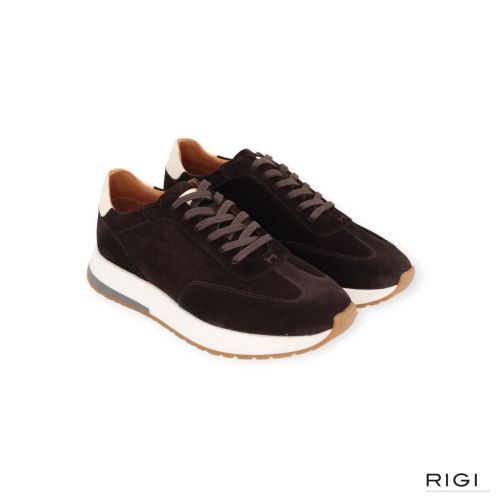 Hacket Rapid Chad heren sneaker in het bruin suede leer. Hacket Rapid Chad heren sneaker in het bruin suede leer.