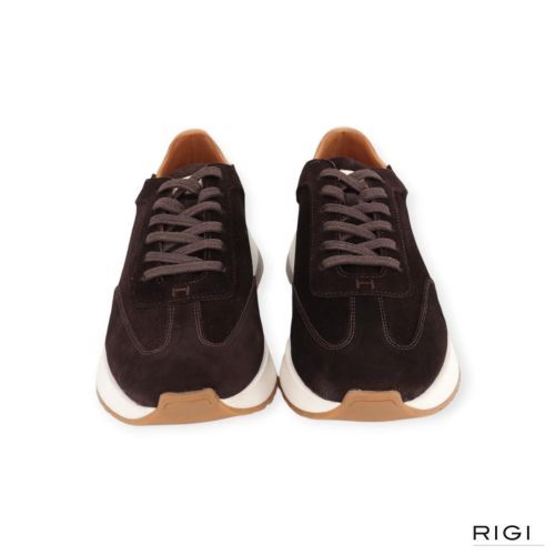 Hacket Rapid Chad heren sneaker in het bruin suede leer. Hacket Rapid Chad heren sneaker in het bruin suede leer.