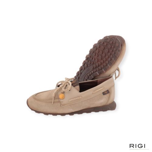 Hispanitas Zinnia HI264908 veterschoen in taupe, beige suède voor dames. 