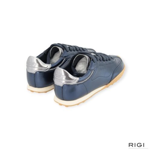 Hoff Bridge Metallics Blue sneaker in blauw metallic leer voor dames. 