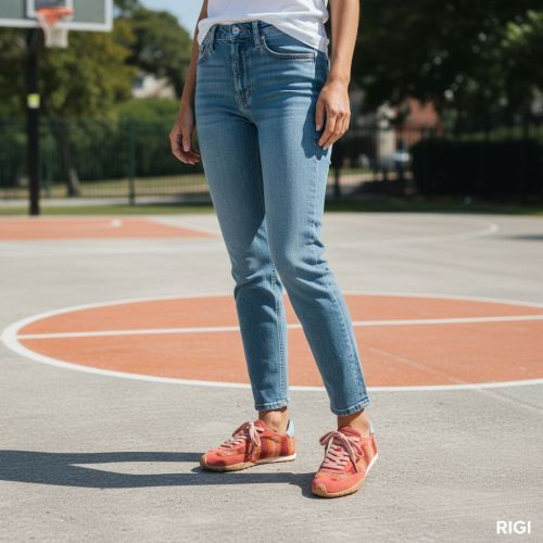 Hoff Bridge Woven sneaker voor dames in coral. Hoff Bridge Woven sneaker voor dames in coral.