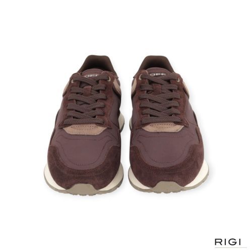 Hoff City Chocolate sneaker in chocolate bruin suède met nylon voor heren. Hoff City Chocolate sneaker in chocolate bruin suède met nylon voor heren.