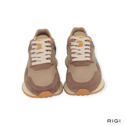 Hoff City Chroma camel sneaker in camel suède met nylon voor dames. Hoff City Chroma camel sneaker in camel suède met nylon voor dames.