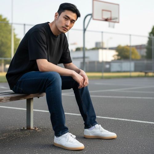 Hoff Park sneaker in wit voor dames en heren. Hoff Park sneaker in wit voor dames en heren.