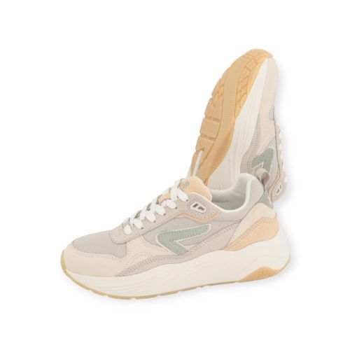 Hub Glide S43 sneaker voor dames in zand suède. Hub Glide S43 sneaker voor dames in zand suède.