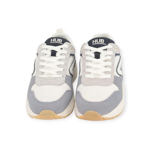 Hub Glide S43 sneaker voor heren in blauw suède. Hub Glide S43 sneaker voor heren in blauw suède.