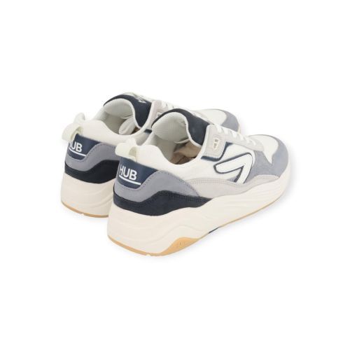 Hub Glide S43 sneaker voor heren in blauw suède. Hub Glide S43 sneaker voor heren in blauw suède.