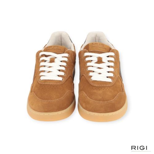Hub Vancouver M8501S47 heren sneaker in cognac suede leer. Hub Vancouver M8501S47 heren sneaker in cognac suede leer.