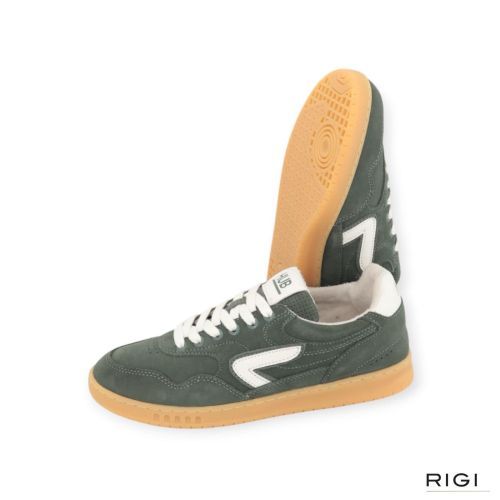 Hub Vancouver M8501S47 heren sneaker in groen suede leer. Hub Vancouver M8501S47 heren sneaker in groen suede leer.
