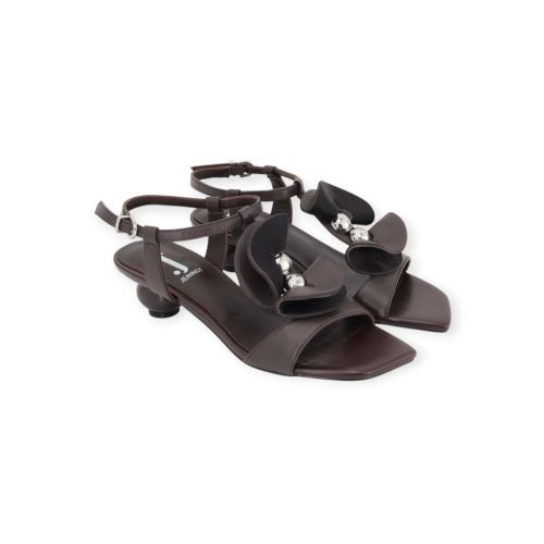 Jeannot sandaal in bruin leer voor dames.