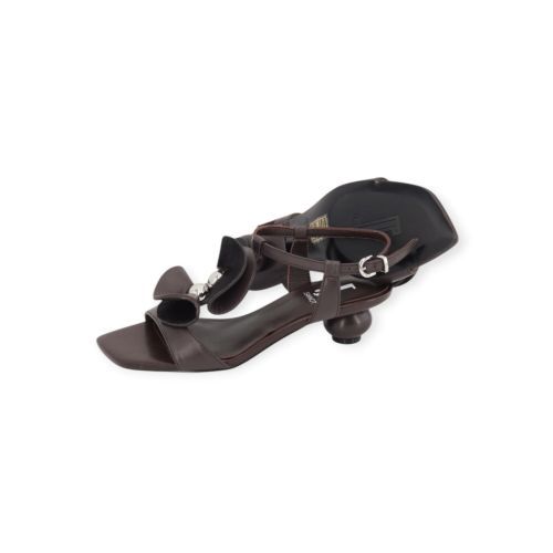 Jeannot sandaal in bruin leer voor dames.