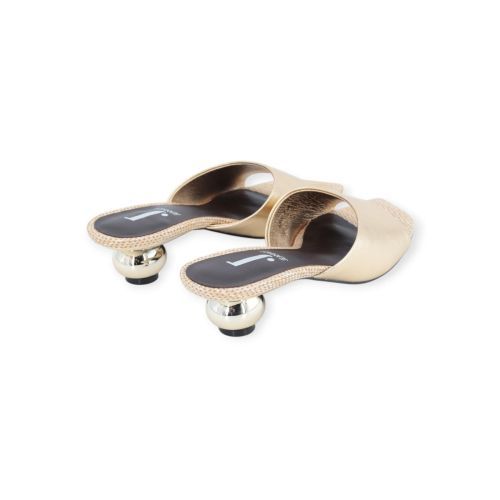 Jeannot muil in goud platino voor dames. 
