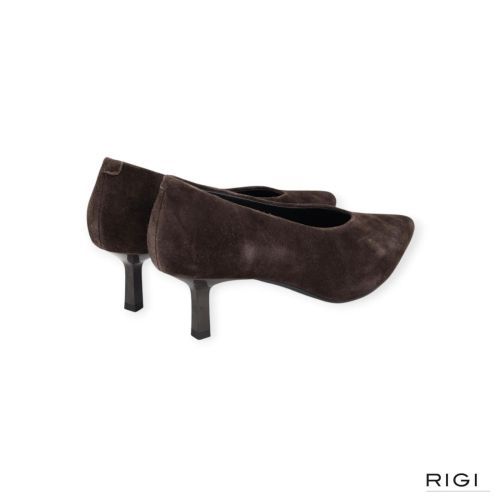 Jeannot BJ568B pump in bruin suède voor dames. Jeannot BJ568B pump in bruin suède voor dames.
