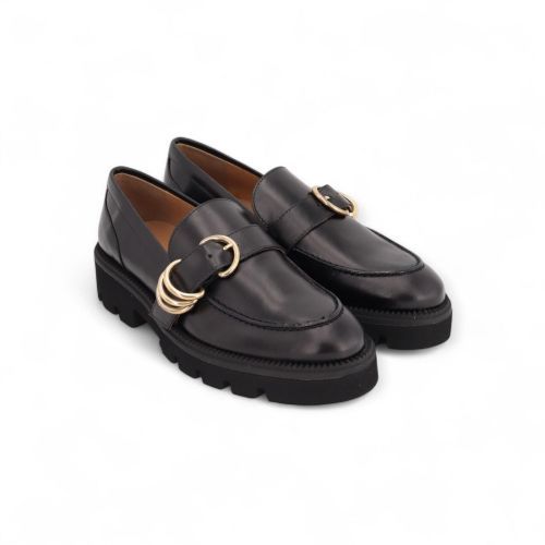 Jhay Mocassins - Loafers Zwart dames (9073 - 9073) - Rigi