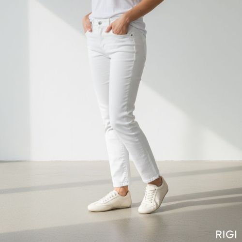 Kennel & Schmenger drop dames sneaker in wit leer