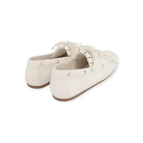 Kennel & Schmenger Drop mocassin, bootschoen in offwit leer voor dames. 