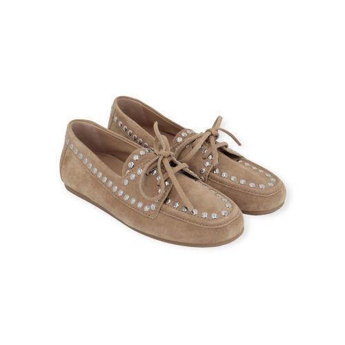 Kennel & Schmenger Drop mocassin in beige suède voor dames. 