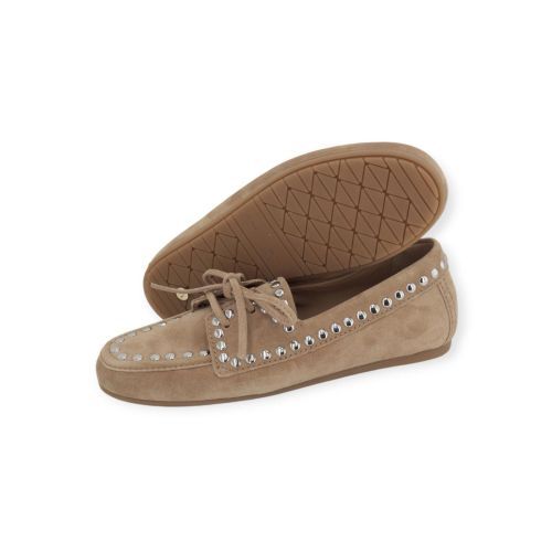 Kennel & Schmenger Drop mocassin in beige suède voor dames. 