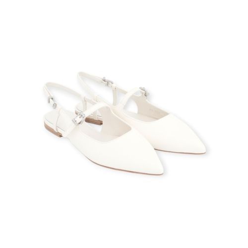 Kennel & Schmenger Greta Ballerina in wit voor dames.