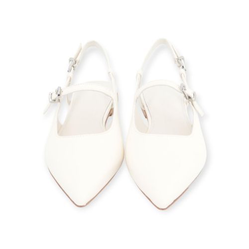 Kennel & Schmenger Greta Ballerina in wit voor dames.