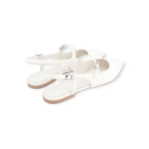 Kennel & Schmenger Greta Ballerina in wit voor dames.