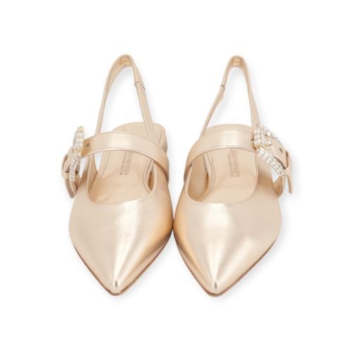 Kennel & Schmenger Greta ballerina in goud shining leer voor dames. 