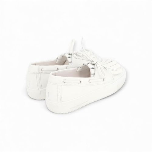 Kennel & Schmenger Leni dames mocassin / bootschoen in wit. Kennel & Schmenger Leni dames mocassin / bootschoen in wit.