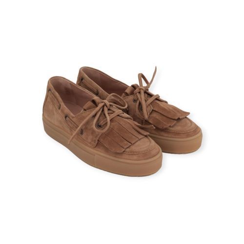 Kennel & Schmenger Leni dames mocassin / bootschoen in cognac. Kennel & Schmenger Leni dames mocassin / bootschoen in cognac.