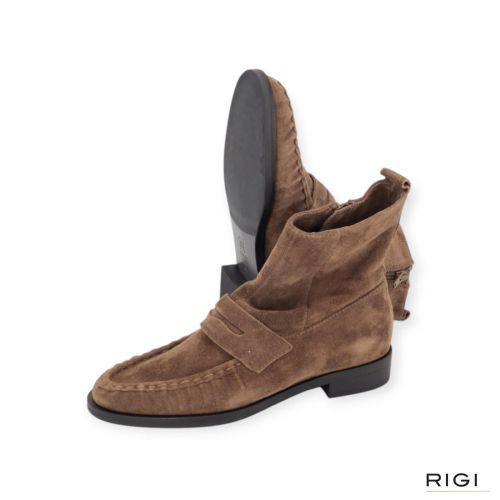 Kennel & Schmenger Mill dames enkellaars in taupe / licht bruin suede leer. Kennel & Schmenger Mill dames enkellaars in taupe / licht bruin suede leer.