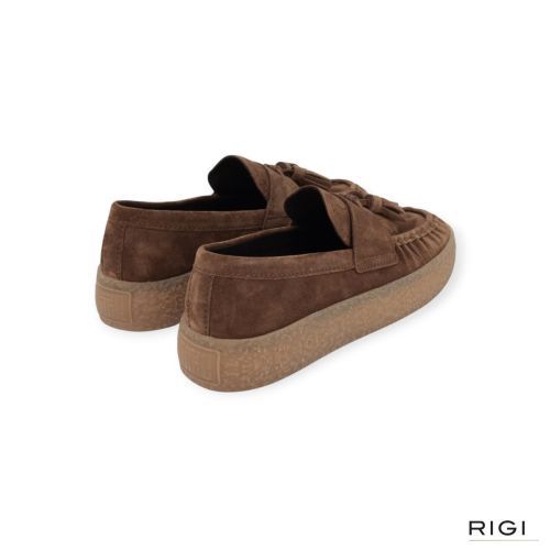 Kennel & Schmenger PIT 217108-0120 dames mocassin in bruin suede. Kennel & Schmenger PIT 217108-0120 dames mocassin in bruin suede.