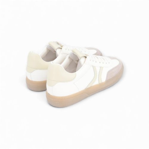 Kennel & Schmenger Pop dames sneaker off wit met licht geel. Kennel & Schmenger Pop dames sneaker off wit met licht geel.