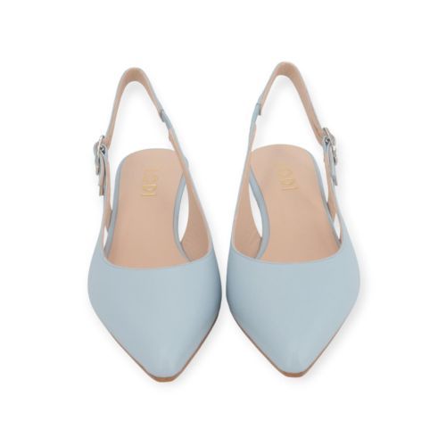 Lodi Dalmata pump slingback in lichtblauw voor dames.