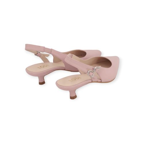 Lodi Dalmata pump slingback in roze voor dames. Lodi Dalmata pump slingback in roze voor dames.