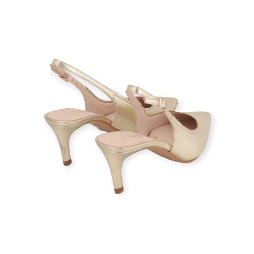 Lodi Noan pump in goud shining leer voor dames. 