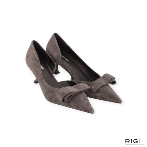 Lola Cruz Blair 55 pump voor dames in grijs suède. 