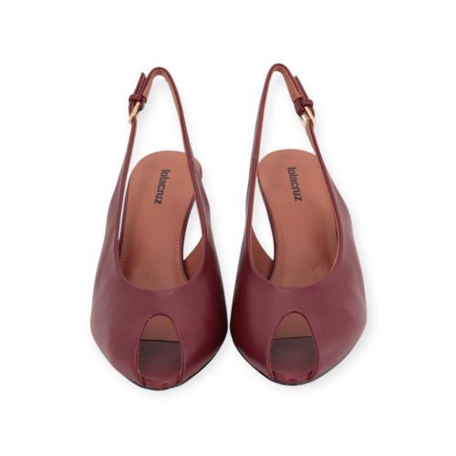 Lola Cruz Gabriette Pump voor dames in bordeaux leer.