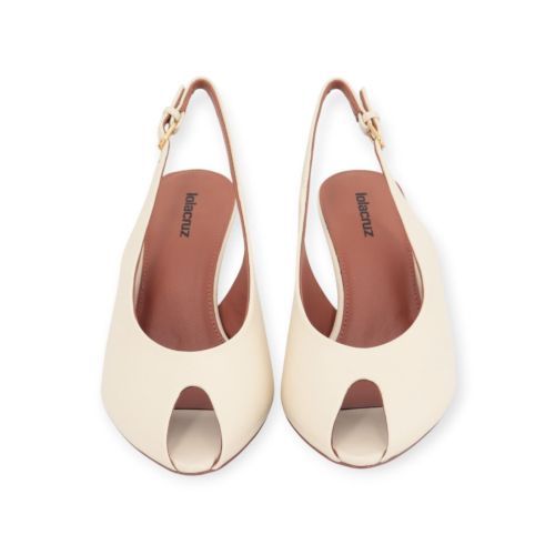 Lola Cruz Gabriette Pump voor dames in off wit leer. 